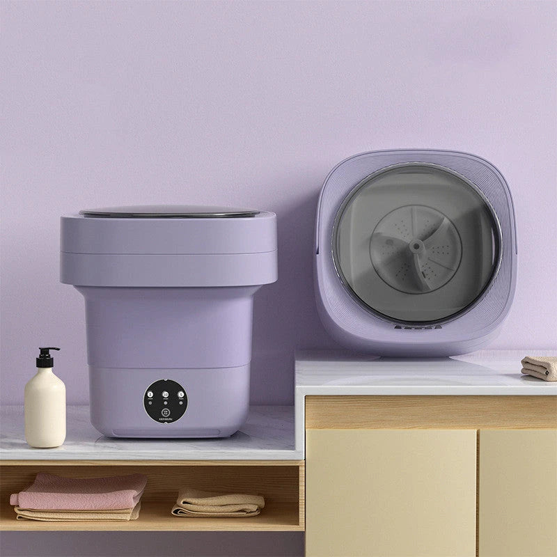 Mini Foldable Washing Machine Portable Mini Socks Underwear Panties Washing Machine Big Capacity 3 Models With Spinning Dry Gadgets null