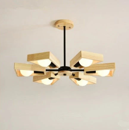 Solid wood bedroom Chandelier null