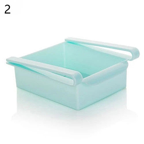 Hanging Plastic Refrigerator Clapboard Storage Rack Kitchen Supplies null