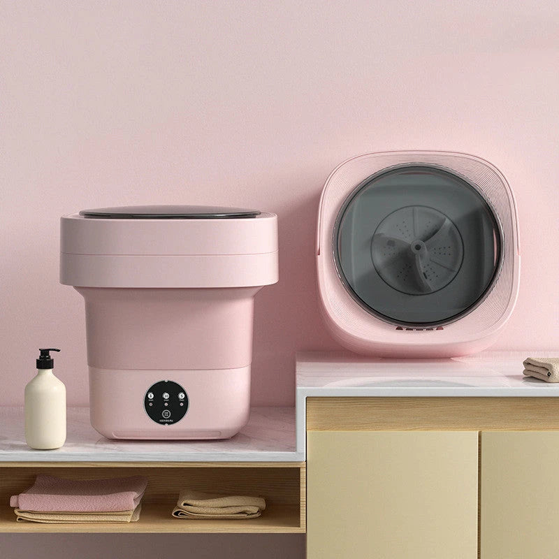Mini Foldable Washing Machine Portable Mini Socks Underwear Panties Washing Machine Big Capacity 3 Models With Spinning Dry Gadgets null