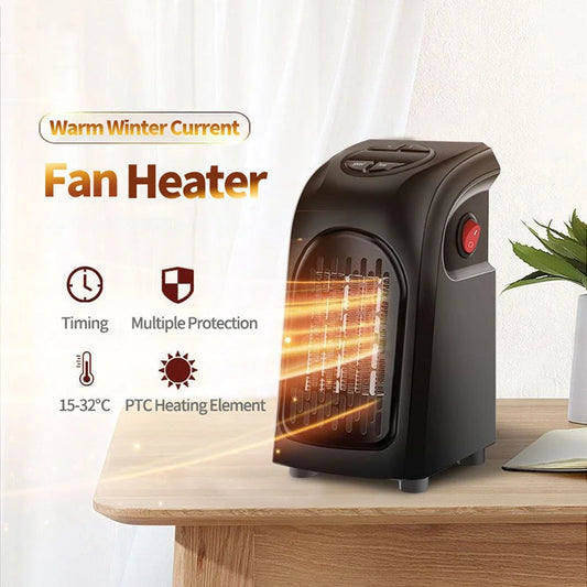 Winter Air Heater Fan Heater Electric Home Heaters Mini Room Air Wall Heater Ceramic Heating Warmer Fan For Home Office Camping Trendy Home Improvements