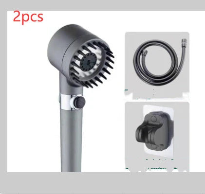 3 Modes Shower Head High Pressure Showerhead Portable Filter Rainfall Faucet Tap Bathroom Bath Home Innovative Accessories null