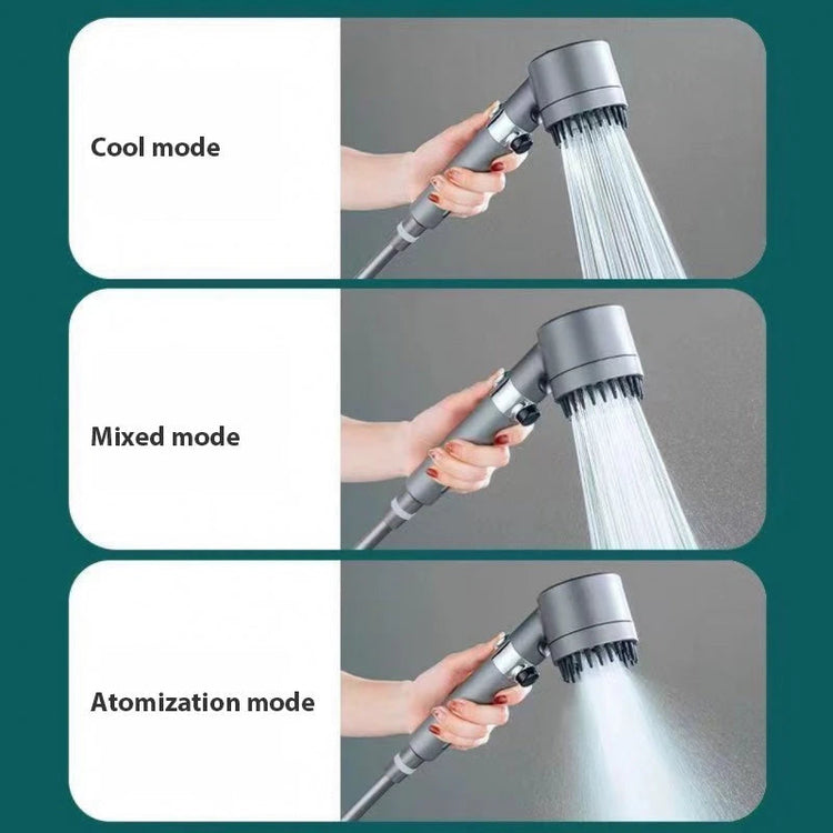 3 Modes Shower Head High Pressure Showerhead Portable Filter Rainfall Faucet Tap Bathroom Bath Home Innovative Accessories null