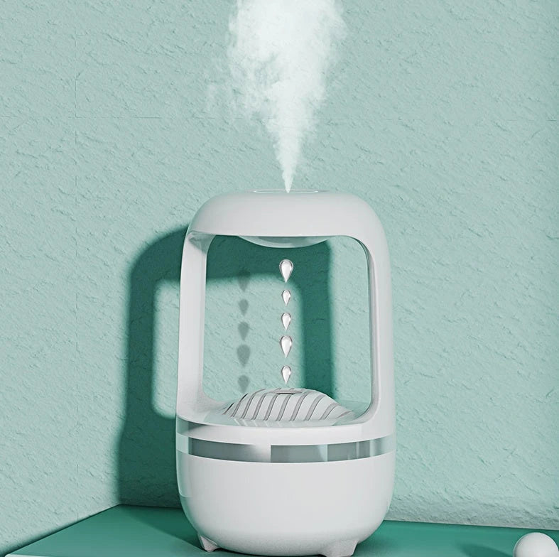 Anti Gravity Humidifier Water Drop Backflow Aromatherapy Machine Large Capacity Office Bedroom Quiet Heavy Fog Household Sprayer null