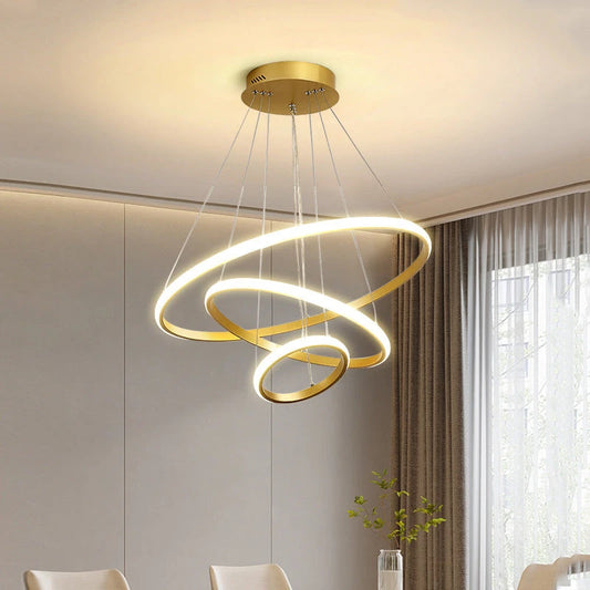 Living Room Chandelier Dining Room Lamp Intelligent Simple Household Chandelier null