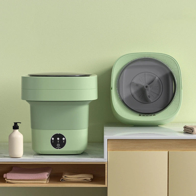 Mini Foldable Washing Machine Portable Mini Socks Underwear Panties Washing Machine Big Capacity 3 Models With Spinning Dry Gadgets null