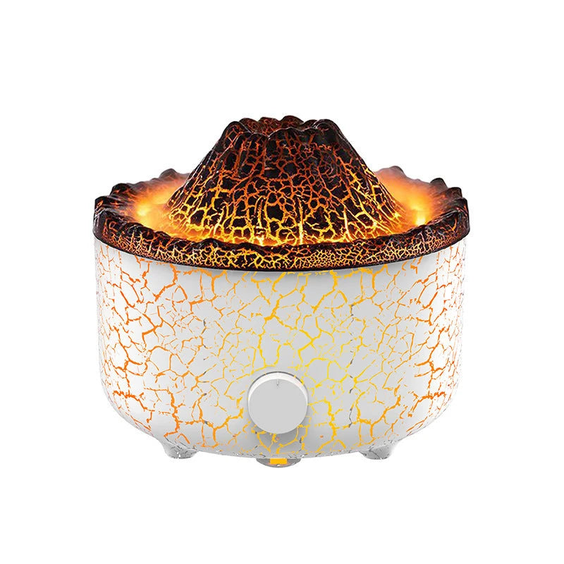 New Creative Volcano Humidifier Aromatherapy Machine Spray Jellyfish Air Flame Humidifier Diffuser null