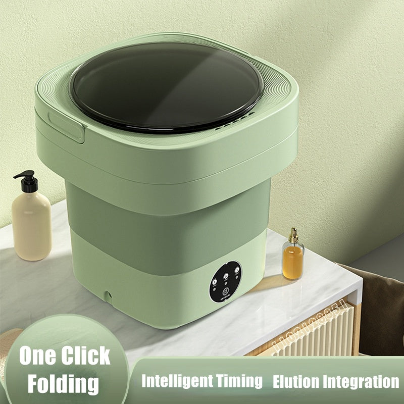 Mini Foldable Washing Machine Portable Mini Socks Underwear Panties Washing Machine Big Capacity 3 Models With Spinning Dry Gadgets null