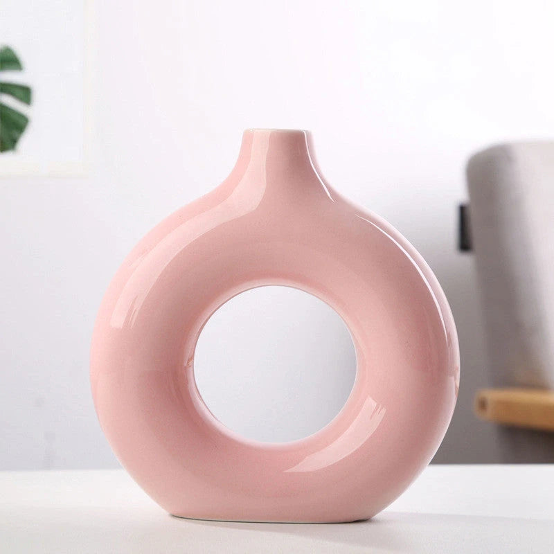 New Style Biscuit Vase Frosted Particle Flower Arranging Device null
