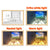 Illuminated Picture LED Decorative Light Painting Bedside Picture Style Creative Modern Simulate Sunshine Drawing Night Light Gift null