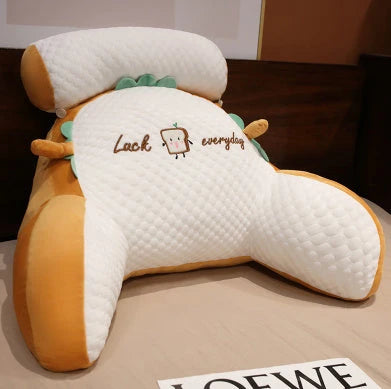 Sofa Fluffy Cushion Luncheon Pillow Triangle Reading Cushion Bedside Soft Large Backrest Lumbar Cushion Office Chair Cushion null