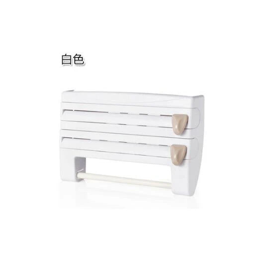 4-In-1 Kitchen Roll Holder Dispenser Kitchen Foil Film Wrap Tissue Paper 4 IN 1 Kitchen Roll Holder Dispenser null