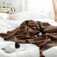 Nordic fringed knit ball blanket wool blanket office air conditioning lunch break blanket shawl blanket sofa leisure blanket blanket null