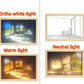 Illuminated Picture LED Decorative Light Painting Bedside Picture Style Creative Modern Simulate Sunshine Drawing Night Light Gift null
