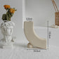 Simplicity Ceramic Vase Dry Flower Arrangement Home Decoration Ornament Living Room Display Art Vases null