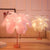 Remote Control Feather Table Lamp USB Battery Power null