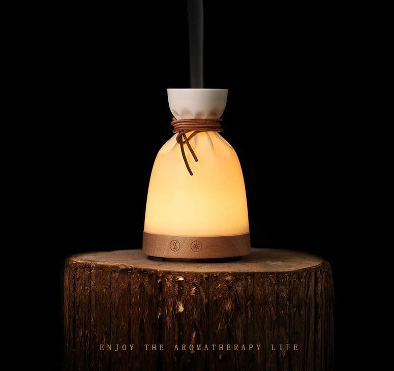 Wood Aromatherapy Desk Lamp Humidifier Aromatherapy Machine null