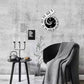 Decoration Wall Clock Treble Clef Piano Keyboard Musical Notes Irregular Decoration Clock Wall Clock Cross-border null