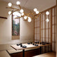 Restaurant Chandelier Decorative Tree Branch Lights Zen Japanese Wabi-sabi Wind Lamps null