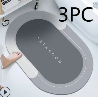 Bathroom Absorbent And Quick-drying Floor Mat null