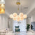 Bedroom Chandelier Nordic Lamps Creative Moon Bubble Lights null