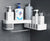 Bathroom corner shelf bathroom corner null