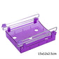 Hanging Plastic Refrigerator Clapboard Storage Rack Kitchen Supplies null