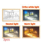 Illuminated Picture LED Decorative Light Painting Bedside Picture Style Creative Modern Simulate Sunshine Drawing Night Light Gift null
