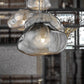 Postmodern Light Luxury Glass Decorative Chandelier null