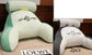 Sofa Fluffy Cushion Luncheon Pillow Triangle Reading Cushion Bedside Soft Large Backrest Lumbar Cushion Office Chair Cushion null