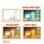 Illuminated Picture LED Decorative Light Painting Bedside Picture Style Creative Modern Simulate Sunshine Drawing Night Light Gift null