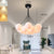 Bedroom Chandelier Nordic Lamps Creative Moon Bubble Lights null