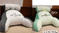 Sofa Fluffy Cushion Luncheon Pillow Triangle Reading Cushion Bedside Soft Large Backrest Lumbar Cushion Office Chair Cushion null