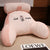 Sofa Fluffy Cushion Luncheon Pillow Triangle Reading Cushion Bedside Soft Large Backrest Lumbar Cushion Office Chair Cushion null