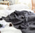 Nordic fringed knit ball blanket wool blanket office air conditioning lunch break blanket shawl blanket sofa leisure blanket blanket null