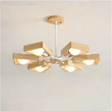 Solid wood bedroom Chandelier null