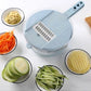 8 In 1 Mandoline Slicer Vegetable Slicer Potato Peeler Carrot Onion Grater With Strainer Vegetable Cutter Kitchen Accessories null