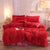 Luxury Thick Fleece Duvet Cover Queen King Winter Warm Bed Quilt Cover Pillowcase Fluffy Plush Shaggy Bedclothes Bedding Set Winter Body Keep Warm null
