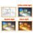 Illuminated Picture LED Decorative Light Painting Bedside Picture Style Creative Modern Simulate Sunshine Drawing Night Light Gift null