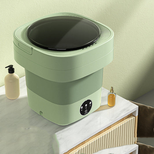 Mini Foldable Washing Machine Portable Mini Socks Underwear Panties Washing Machine Big Capacity 3 Models With Spinning Dry Gadgets null