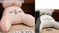 Sofa Fluffy Cushion Luncheon Pillow Triangle Reading Cushion Bedside Soft Large Backrest Lumbar Cushion Office Chair Cushion null
