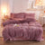 Luxury Thick Fleece Duvet Cover Queen King Winter Warm Bed Quilt Cover Pillowcase Fluffy Plush Shaggy Bedclothes Bedding Set Winter Body Keep Warm null