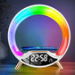 O Light Three In One Wireless Charging Multifunctional Bluetooth Speaker Night Light null