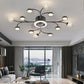 Modern Smart Bedroom Ceiling Fan Lamp null