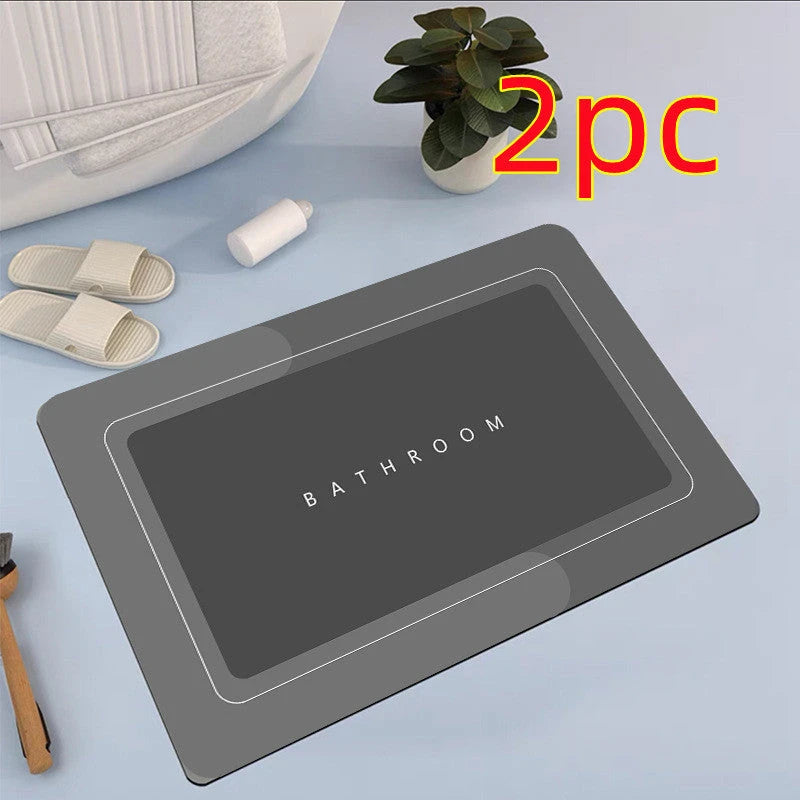 Bathroom Absorbent And Quick-drying Floor Mat null