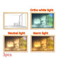 Illuminated Picture LED Decorative Light Painting Bedside Picture Style Creative Modern Simulate Sunshine Drawing Night Light Gift null