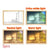 Illuminated Picture LED Decorative Light Painting Bedside Picture Style Creative Modern Simulate Sunshine Drawing Night Light Gift null