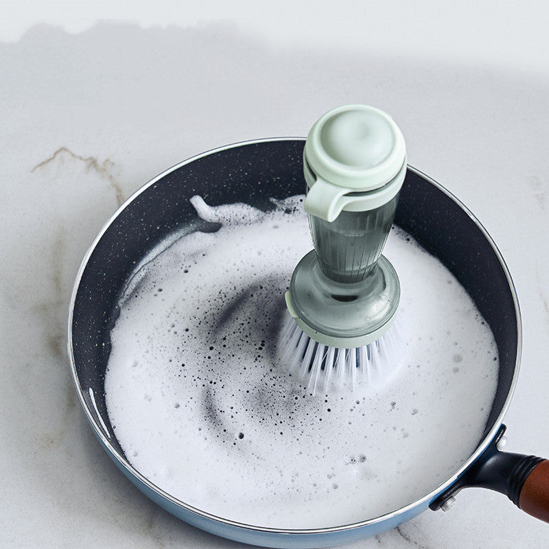 Pot Brush Dish Brush Dish Scrub Brush With Soap Dispenser For Dishes Kitchen Sink Pot Pan null