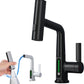 Intelligent Digital Display Faucet Pull-out Basin Faucet Temperature Digital Display Rotation null