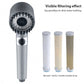 3 Modes Shower Head High Pressure Showerhead Portable Filter Rainfall Faucet Tap Bathroom Bath Home Innovative Accessories null